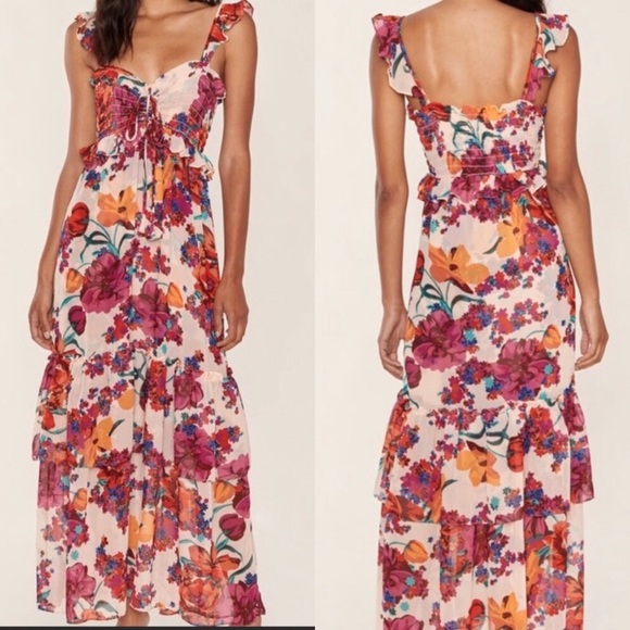 Misa Los Angeles Dresses & Skirts - Misa Los Angeles Kiana Floral Boho Maxi Dress